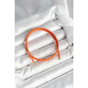 Kadın Bileklik Mıknatıslı Turuncu Renk Sarmal