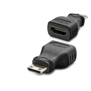 Adaptör Mini HDMI to HDMI 1080p Siyah