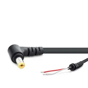 Adaptör Notebook Kablosu 5.5*1.7 L Tip Acer 30W 90W 1.2M Siyah