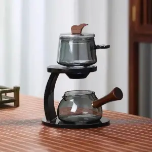 Cam Otomatik Bitki Çayı Demliği