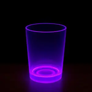 Bardak PartyGlow Neon Mor 8.5 x 10.5 cm