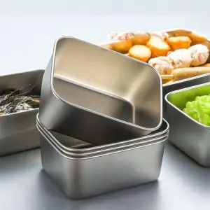 1 Adet Paslanmaz Çelik Saklama Kabı