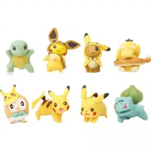 8 Adet Pika Pika Mini Figür