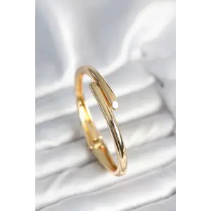Bileklik Pirinç Gold Renk Kadın Kelepçe