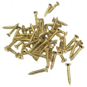 1000 Adet Sarı Klips Vidası 2,2x13 mm YHB Konik Başlı Kutu, Sandık, Ayak, Askı, Mini Vida