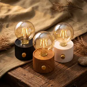 Masa Lambası Şarjlı Dekoratif Kademesiz Dimmer Type C Bağlantılı