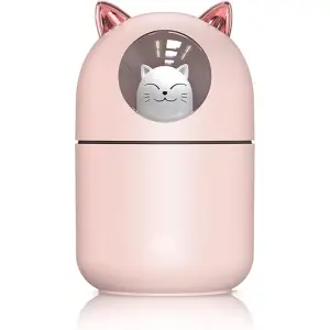 Plastik Sevimli Kedi Tasarımlı H2O Nemlendirici