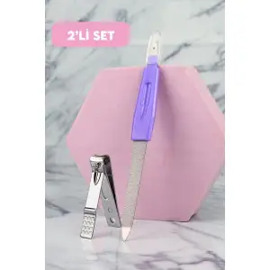 1 adet Metal Törpü ve Tırnak Makası Seti