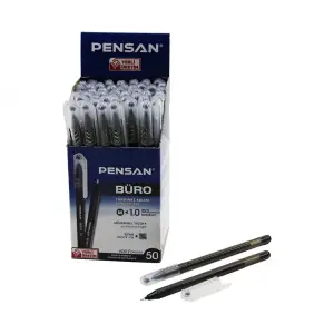 Kalem Tükenmez Siyah Renk 1.0 mm Medium Uç