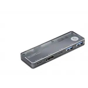 Type c 3.1 Gen1 Hub Pd Hdmı 4K 5 Port 5 Gbps Alüminyum Gri