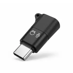 Kulaklık Type C Mikrofon Ses Adaptörü Siyah