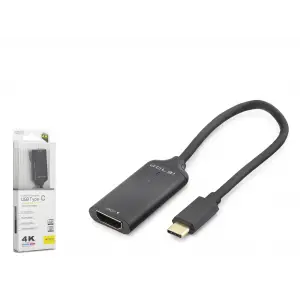 Type c To Hdmı Görüntü Dönüştürücü 4K 30Hz 20 Cm Siyah