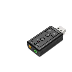 USB Harici Ses Kartı 7.1 Siyah