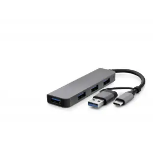 Usb Type c 3.0 Hub 4 Port 5 Gbps Gri