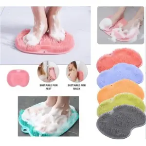 Kullanıma Uygun Vantuzlu Banyo Sırt Fırçası ve Masaj Matı