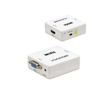 Vga To Hdmı Ses Çıkışlı Görüntü Dönüştürücü 1080p