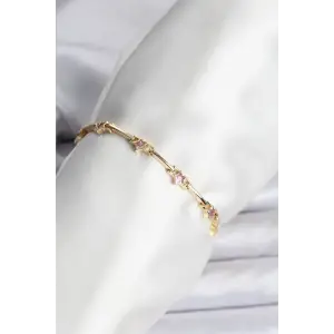 Bileklik Yıldız Model Gold Renk Pirinç