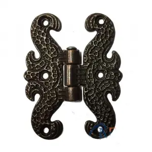 1 Adet Zamak Menteşe Büyük, 50x67mm, Oksit,