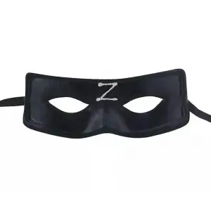 Maske Zorro si Arkadan Lastikli Z Baskılı