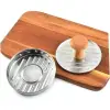 Metal 10 cm Hamburger Press