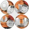 Metal 10 cm Hamburger Press