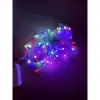 10 M 100 Led Damla Uçlu RGB Işık Şeffaf Kablo