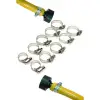 18 mm Kullanıma Uygun 10 Parça Hortum Kelepçesi Seti