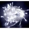 Kullanıma Uygun 10m 100 Led Boncuk Lamba Beyaz Işık Şeffaf Kablo