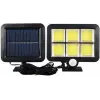 Duvar Lambası 120 Cob Led Solar Panelli 3 Modlu