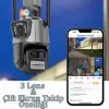 Kullanıma Uygun 3 Lens Wi Fi Güvenlik Kamerası