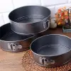 24 cm Metal 3lü Kelepçeli Kek Kalıbı Seti