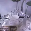 Kullanıma Uygun 3 Metre Yaldızlı Gümüş LED Işık