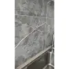 Kullanıma Uygun 30x30 Antrasit Mermer Desenli Duvar Sticker