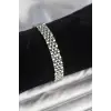 Bileklik Çelik 9 mm Kalınlıkta Gümüş Renkli Erkek