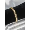 Bileklik Çelik Gold Renk 7 mm Kalınlık Erkek