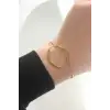Bileklik Çelik Gold Renk Düğüm Model