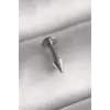 Piercing Çelik Gümüş Renk Çivi Model
