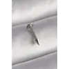 Piercing Çelik Gümüş Renk Çivi Model