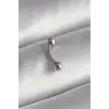 Piercing Çelik Gümüş Renk Topçuk Model
