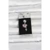 Piercing Cerrahi Çelik Pembe Zirkon Taşlı Model Göbek
