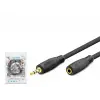 3.5 Mm Aux Uzatma Kablosu 3 M Siyah
