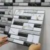 Kullanıma Uygun 3D Mermer Görünümlü Kendinden Yapışkanlı Duvar Sticker