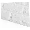Kullanıma Uygun 3D Tuğla Desenli Kendinden Yapışkanlı Duvar Paneli 58x38 cm