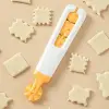 Plastik 4 Başlıklı Hamur Kesici