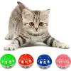 Kullanıma Uygun 4lü Çıngıraklı Top Kedi Oyuncağı