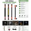 Çalışma Lambası 40W COB LED Şarjlı Mıknatıslı Askılı Type C