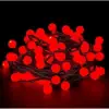 Kullanıma Uygun 5m 28 Led Kırmızı Işık Siyah Kablo Fişli
