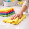 Cam 8li Mikrofiber Temizlik Bezi Seti Renkli Leke Bırakmaz