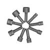 5 mm Ahşap 9 Parça Manyetik Somun Adaptörü