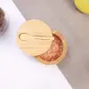 Kullanıma Uygun Ahşap Kaşıklı Baharatlık